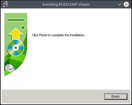 Installation KUSO EXIF Viewer fertig