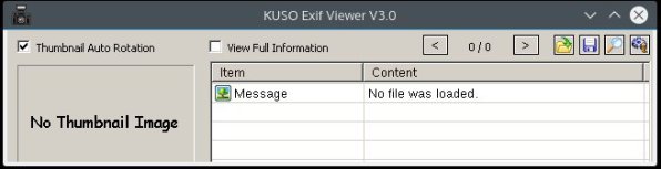 KUSO Exif Viewer V3.0