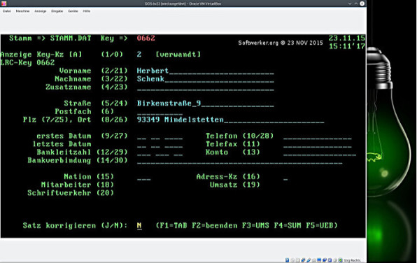 MS-DOS 6v22 - virtuelle Maschine unter openSUSE ausführen