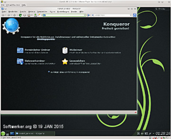 openSUSE 12.3 64-bit unter VMware Player eingerichtet